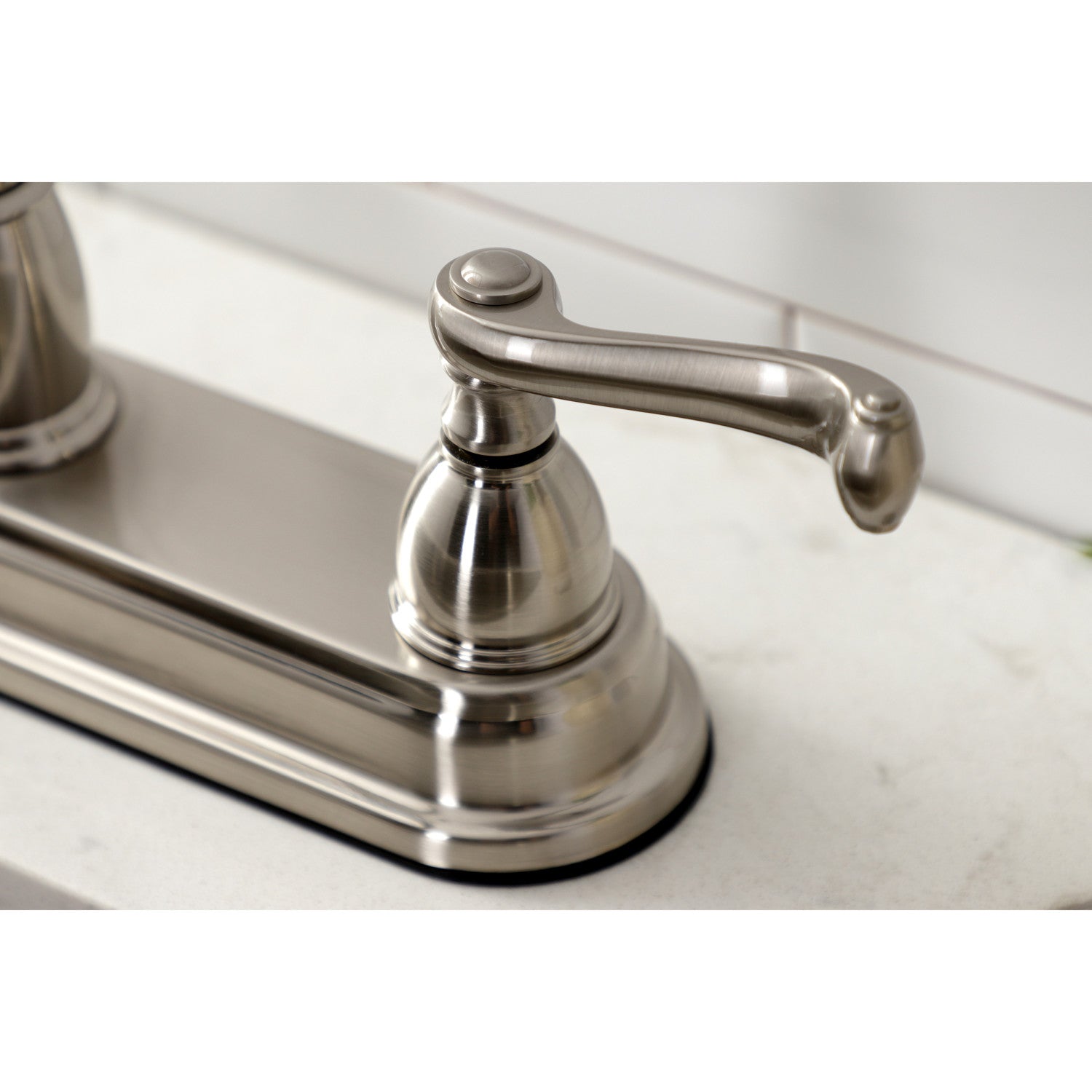 Kingston Tulare KB3748FLTwo-Handle 3-Hole 8" Centerset Kitchen Faucet, Brushed Nickel — thumbnail 2